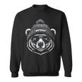 Hardy Bear With Hat Ski Snowboard Ski Party Winter Sweatshirt