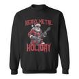 Heavy Metal Santa Claus Rock Holiday Navidad Música Rock Camisa de entrenamiento