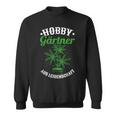 Hobby Gardener From Passion Garden Hemp Cannabis Motif Sweatshirt