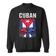 Hombre De Boxeo De Cuba Con Guantes Y Bandera Cubana Camisa de entrenamiento