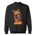 Horse Face Close Up Rider Horse Riding Sweatshirt