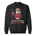 Ich Bin Nur Wegen Des Glühweins Here Xmas Penguin Glühwein Sweatshirt