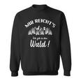 Ich Geh In Den Wald German Texture Forestry Sweatshirt