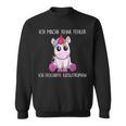 Ich Mache Keine Fehler Ich Erschaffe Katastrophen Einhorn Sweatshirt