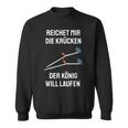 Injury Crutches Saying Gute Bessung S Sweatshirt