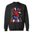 It's My 3Rd Birthday Spider Theme Party Boy Birthday Sweatshirt