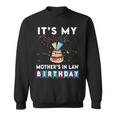 It's My Mother's In Law Birthday Family Matching Confetti Sweatshirt