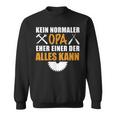 Kein Normaler Opa Ein Alleskönner Herren Männeratertag Opa Sweatshirt