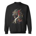 Knucker Dragon Motif Obra De Arte Mítica Knucker Dragon Camisa de entrenamiento