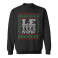 Le Tits Now Ugly Jumper Christmas Lass Es Snow Christmas Sweatshirt