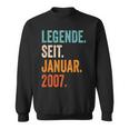 Legend Since January 2007 17 Years Sweatshirt