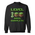 Level 100 Days Complete Gaming Pixel 100Th Days Of School Sweatshirt
