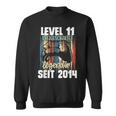 Level 11 Years Birthday Boy Gamer Since 2014 Sweatshirt