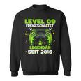 Level 9 Years Birthday Young Gamer 2016 Birthday Sweatshirt