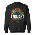 LGBTQ Gay Lesbian Straight Unfortunately Pride Graphic Sweatshirt
