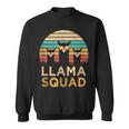 Llama Squad Sunglasses Cool Llamas Vintage Tank Top Sweatshirt