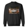 The Lord Jesus Christ With 12 Apostles On The Supper Of The Father S Sweatshirt