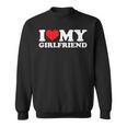 I Love My Hot Girlfriend I Heart My Hot Girlfriend Gf Bf Sweatshirt