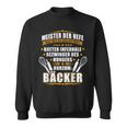 Master Of The Yeast And Mr Over The Carbohydrates Bakers Sweatshirt