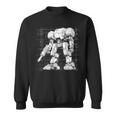 Mech Warrior Sketch Shirt Mighty Tech Robot Fighter Premium Sweatshirt