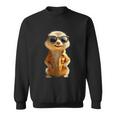 Meerkat With Sunglasses Animal Lovers Cute Surikate Sweatshirt