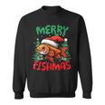 Merry Fishmas Fish Christmas Sweatshirt