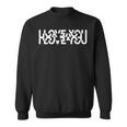 Message Caché Humoristique I Love You Sweater e