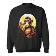 Mono Bebiendo Cerveza Bebedor De Cerveza Divertido Gorila Borracho Sim Camisa de entrenamiento