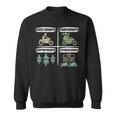 Motorcycle With Biker Slogan Sweatshirt