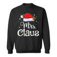 Mr And Mrs Claus Pyjama Santa Sweatshirt