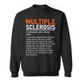 Multiple Sclerosis Awareness Ms Definition Warrior Support Camisa de entrenamiento