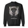 Nashville Tennessee Alas De Guitarraintage Sin Mangas Camisa de entrenamiento