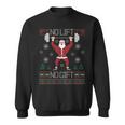 No Lift No Ugly Christmas Jumper Gym Santa Sweatshirt