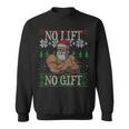No Lift No Santa Claus Ugly Christmas Gym Workout X-Mas Sweatshirt