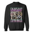 Not Part of the Problem Raccoon Meme Sweatshirt - Unisex Humor