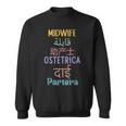 Nurse Midwife All Languages Future Midwife Student Thank You Sweatshirt
