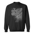 Osaka Japón City Coordenadas Skyline City Mapa Camisa de entrenamiento