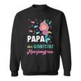 Papa The Birthday Mermaid Birthday Sweatshirt