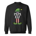 Papa Elf Matching Family Group Grandpa Dad Christmas Sweatshirt