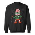 Papa Elf Outfit Christmas Family Elf Christmas Xmas Sweatshirt