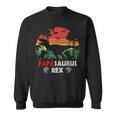 Papasaurus Día Del Padre Dinosaurios Tyrannosaurus Rex Divertido Papa Camisa de entrenamiento