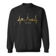 Paris Skyline Heartbeat I Love Eiffel Tower Love France Sweatshirt