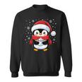 Penguin Christmas Santa Claus Cute Penguin Love Sweatshirt