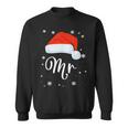 Pijamas Navideños A Juego Para Parejas Mr And Mrs Claus Camisa de entrenamiento