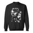 Playful Bernese Mountain Dog In Cool Drawing Style Sweatshirt