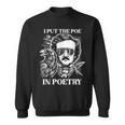 Poesía Poesía Edgar Allan Poe Con Raven Gothic Horror Escritor Camisa de entrenamiento