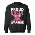 Proud Uncle Warrior Breast Cancer Awareness Sweatshirt