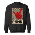 Punk Rock Music Against Nazis Against Right Sweatshirt