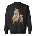 Quokka Australian Quokka With Baby Sweatshirt