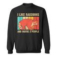 Raccoon Lover Sweatshirt - Introvert Unisex Cozy Style